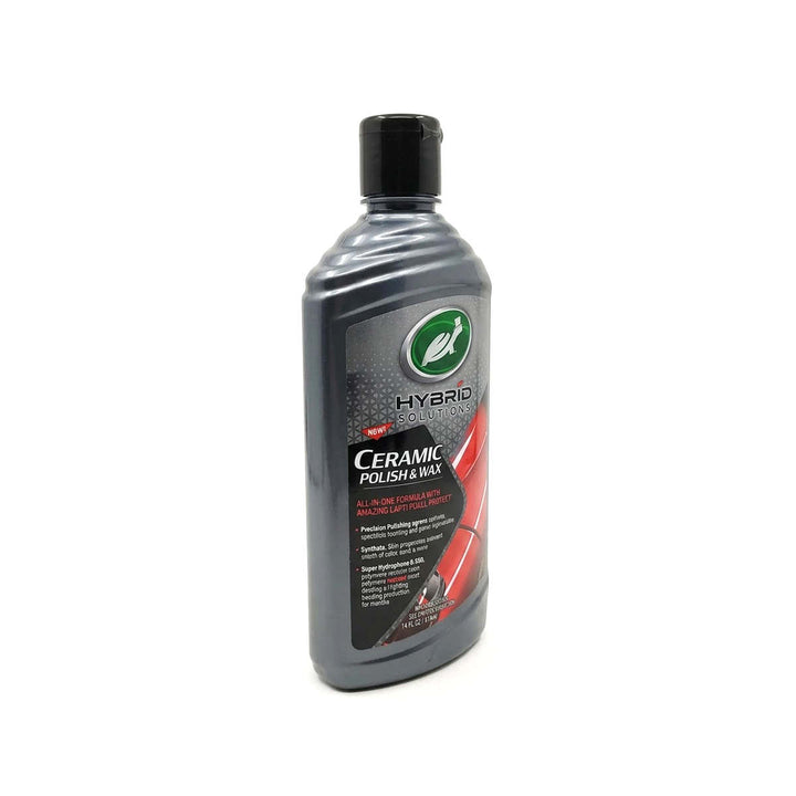 Turtle Wax Hybrid Solutions Ceramic Polish & Wax 414 ml | Ceramic Car Polish & Wax for Gloss and Protection