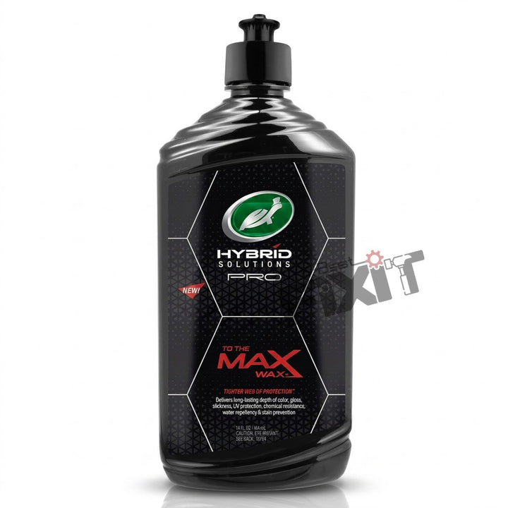 Turtle Wax Hybrid Solutions Pro To The Max Wax 414 ml | Liquid Car Wax for Long-Lasting Shine & Protection