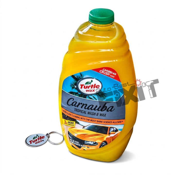 Turtle Wax Carnauba Tropical Wash & Wax Car Shampoo 1420 ml | Car Wash Shampoo with Wax for Foam Wash & Shine