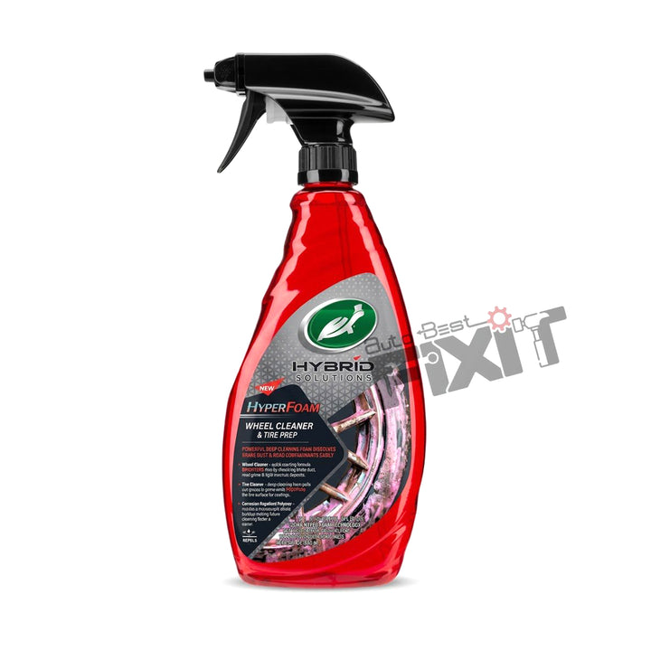 Turtle Wax Hyper Foam Wheel Cleaner 680 ml | Wheel & Tyre Cleaner Spray for Brake Dust & Grime