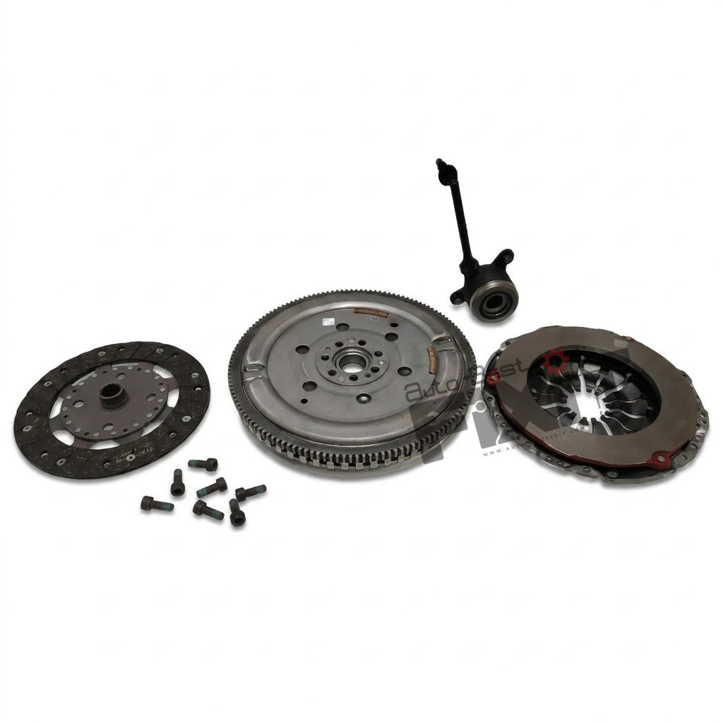 LUK CLUTCH KIT (DISC+PRESSURE PLATE+BEARING+FLYWHEEL)-DUSTER 1ST GEN 2012-2019/FLUENCE 2011-2017 Compatible with RENAULT DUSTER Vehicle