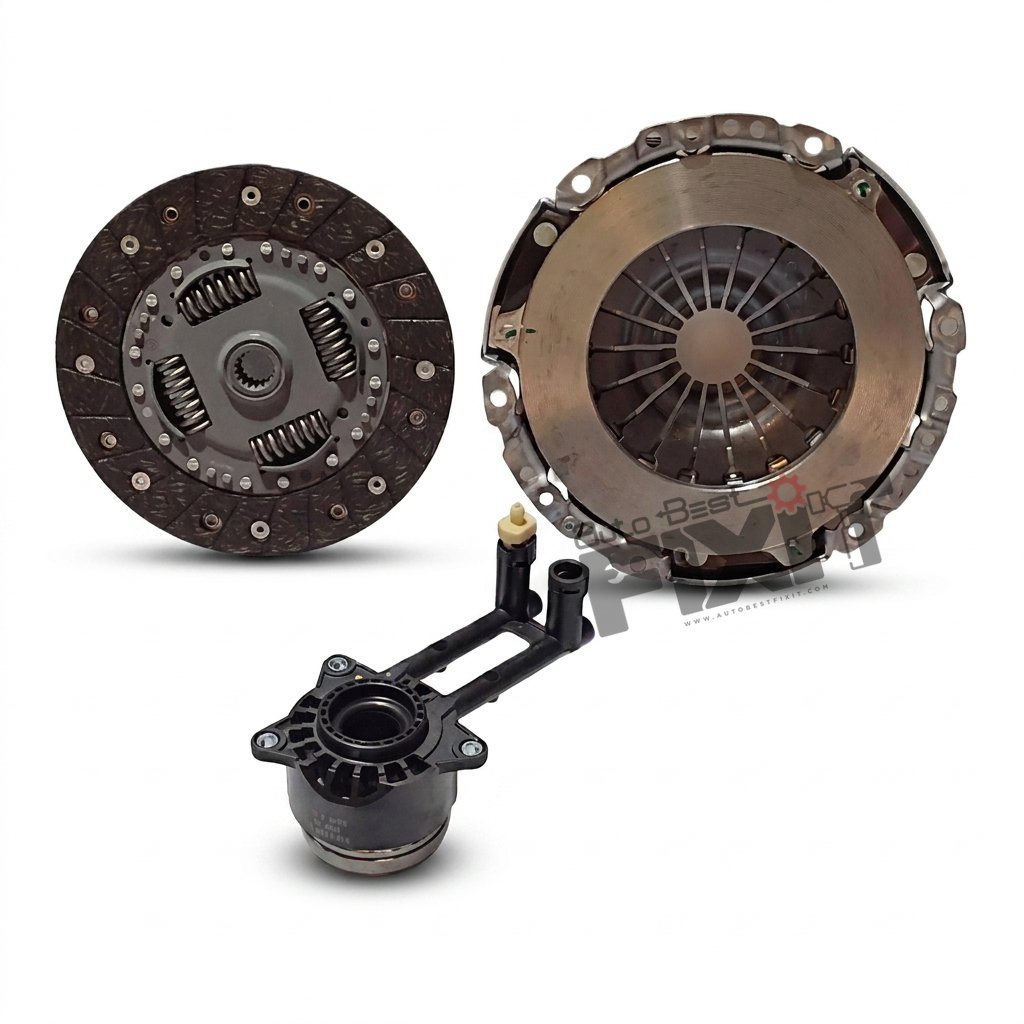 LUK CLUTCH KIT (PRESSURE PLATE + CLUTCH DISC + BEARING)-ASPIRE 1ST GEN 2015-2018/FIGO 2010-2019 Compatible with FORD FIESTA Vehicle_1