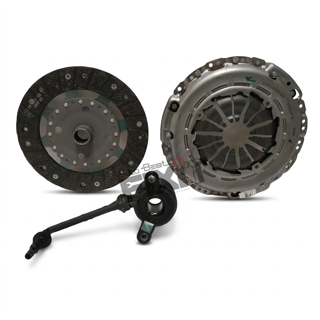 LUK CLUTCH KIT (PRESSURE PLATE + CLUTCH DISC + BEARING)-DUSTER 1ST GEN 2012-2019/FLUENCE 2011-2017 Compatible with RENAULT DUSTER Vehicle