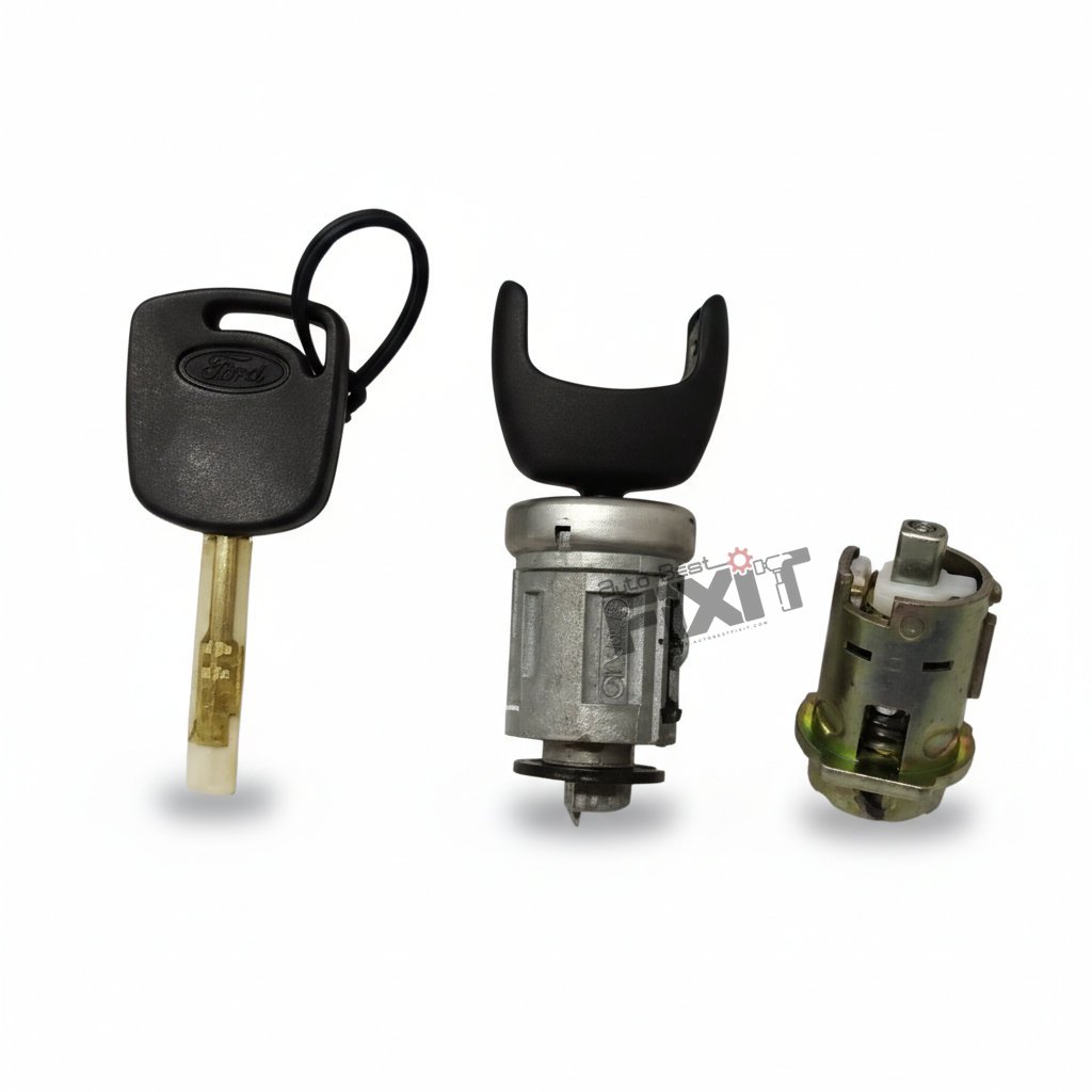 FORD LOCKSET-FIESTA 2005-2015/FIGO 1ST GEN 2010-2015 Compatible with FORD FIESTA Vehicle_1