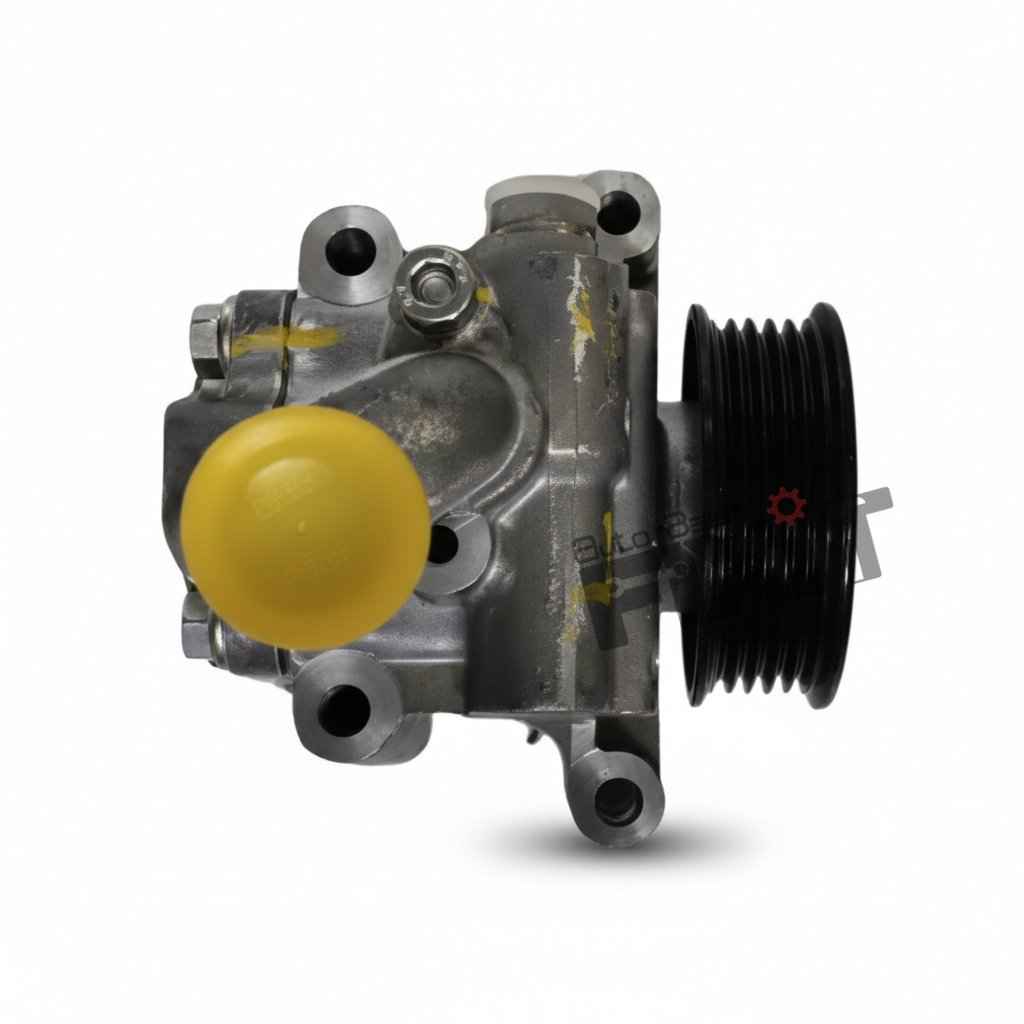 High-performance pump power steering replacement for Fiesta 1st Gen 2005-2015 Petrol / Figo 1st Gen 2010-2012 Petrol / Fusion 2004-2010 Petrol showing heavy-duty connector pins and clean unit housing assembly.
