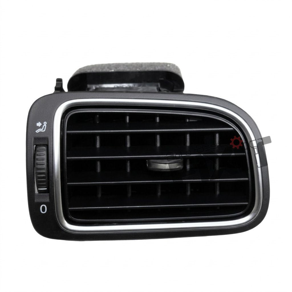 Volkswagen Polo & Ameo Dashboard AC Air Vent – Left, Satin Black Chrome | 2009–2020 | VAG Genuine