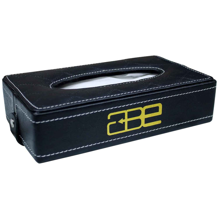 Premium Leather Car Tissue Box/Napkin Box Holder/Car Tissue Paper Holder with Tissue Paper/Compatible with All Cars