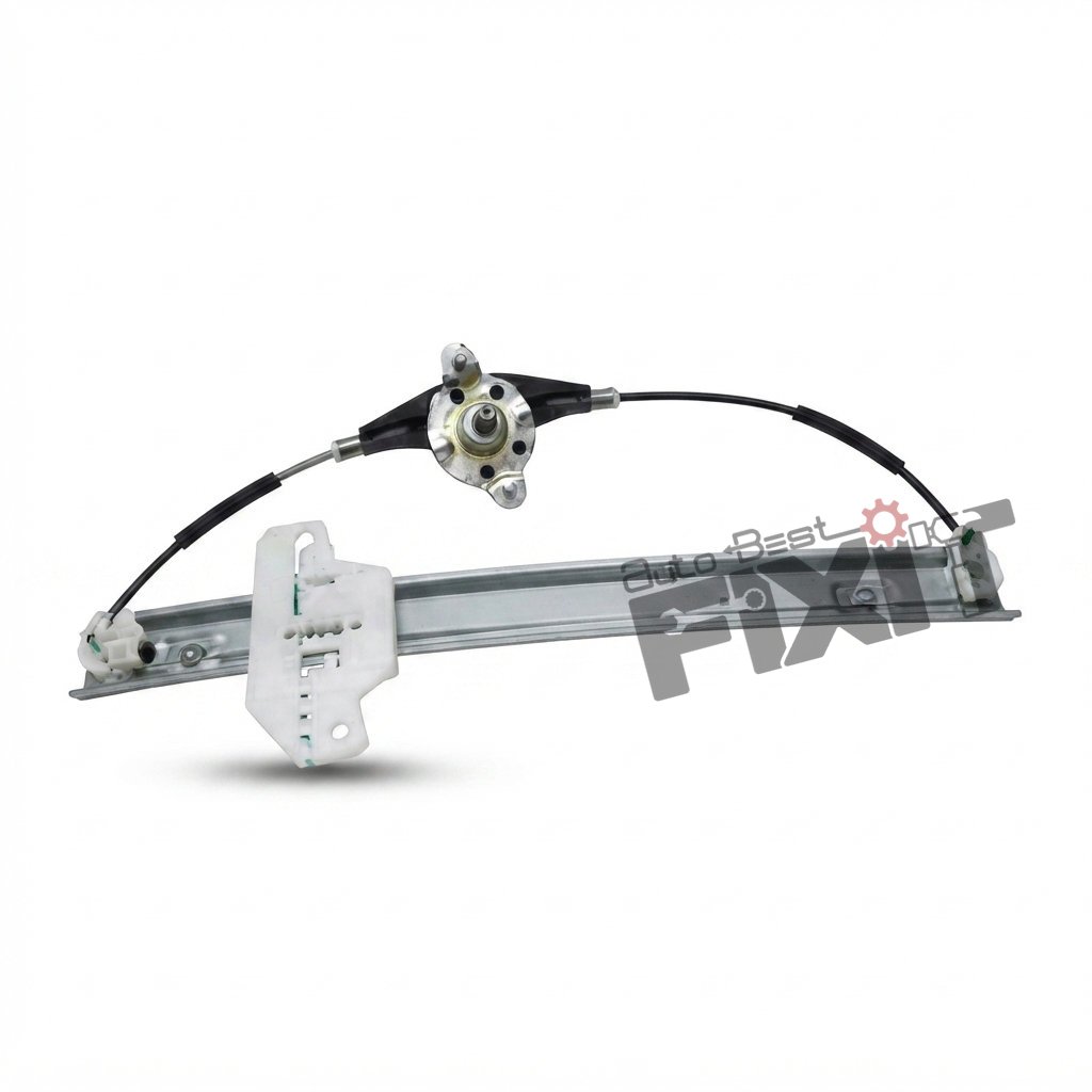 Hyundai Eon REGULATOR Assembly-Front DR WDO Left-EON 2011-19 Petrol | 2011-2019 | MOBIS (HYUNDAI, KIA)