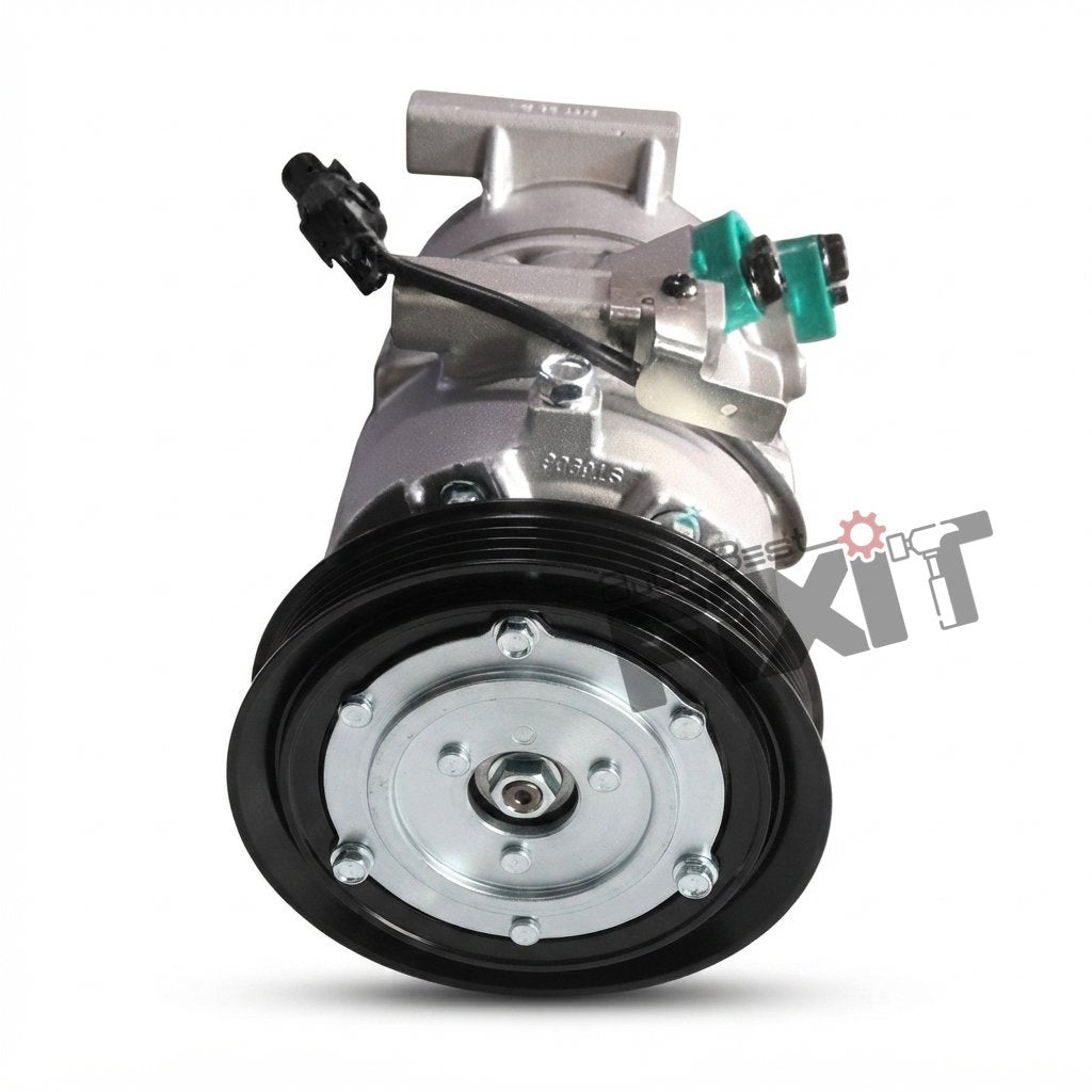 MOBIS (HYUNDAI, KIA) COMPRESSOR-VERNA FLUIDIC 2014-2017 Compatible Vehicle - Alternate Angle