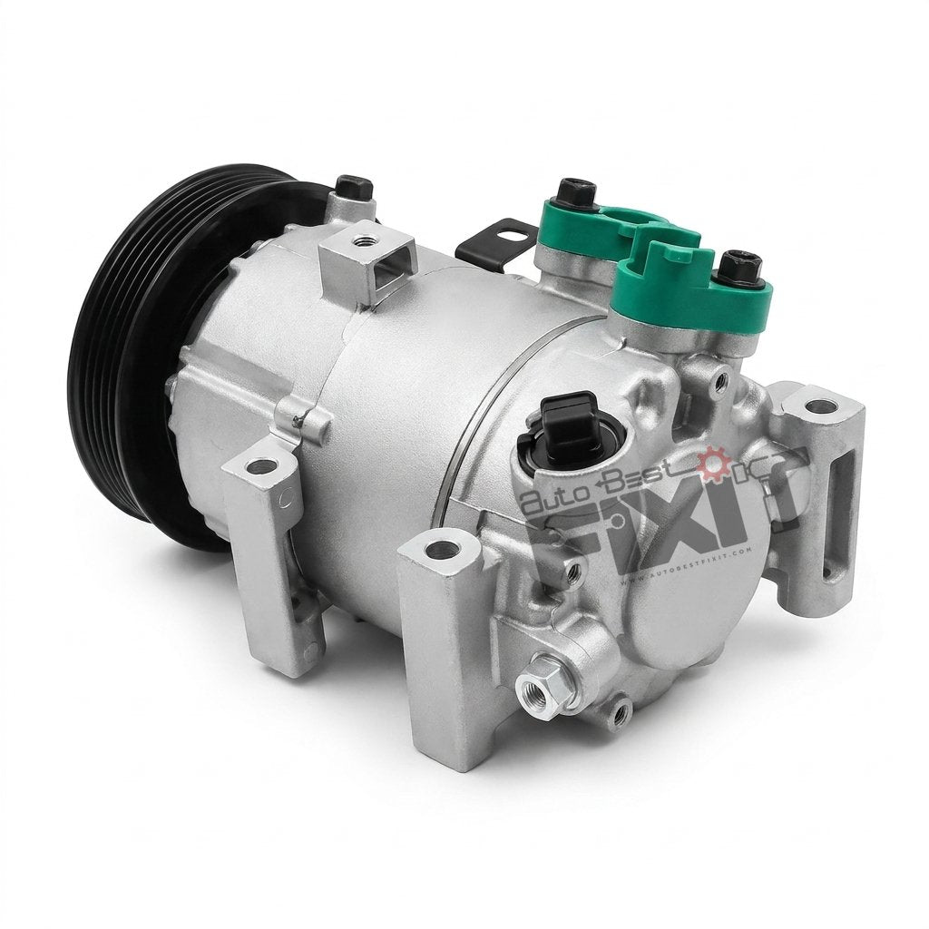 High-performance creta compressor petrol | hyundai creta 1st gen (2015 replacement for 2018), Creta 1st Gen F / L (2018-2020) Petrol showing heavy-duty connector pins and clean unit housing assembly.
