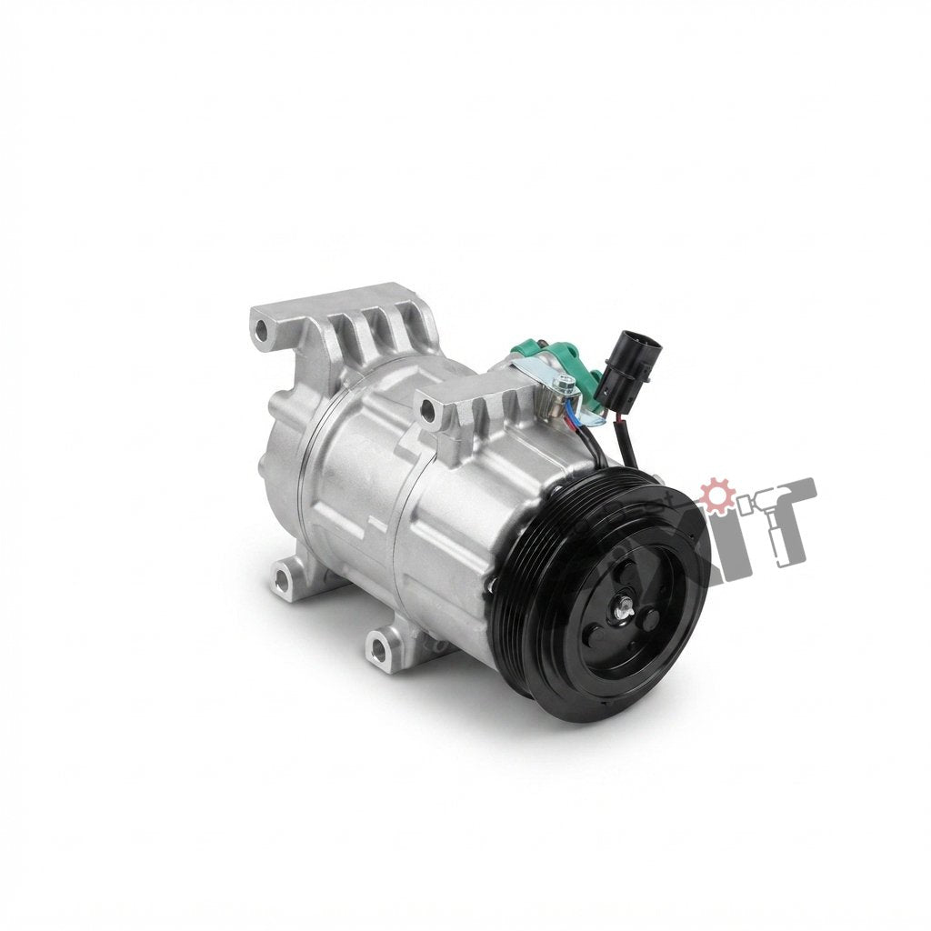 HANON NEW CRETA COMPRESSOR ASSY DSL | HYUNDAI CRETA 2ND GEN (2020-2023), CRETA 2ND GEN F/L (2023-2025), SELTOS (2019-2023) DSL Compatible with HYUNDAI CRETA Vehicle - Close-Up Detail