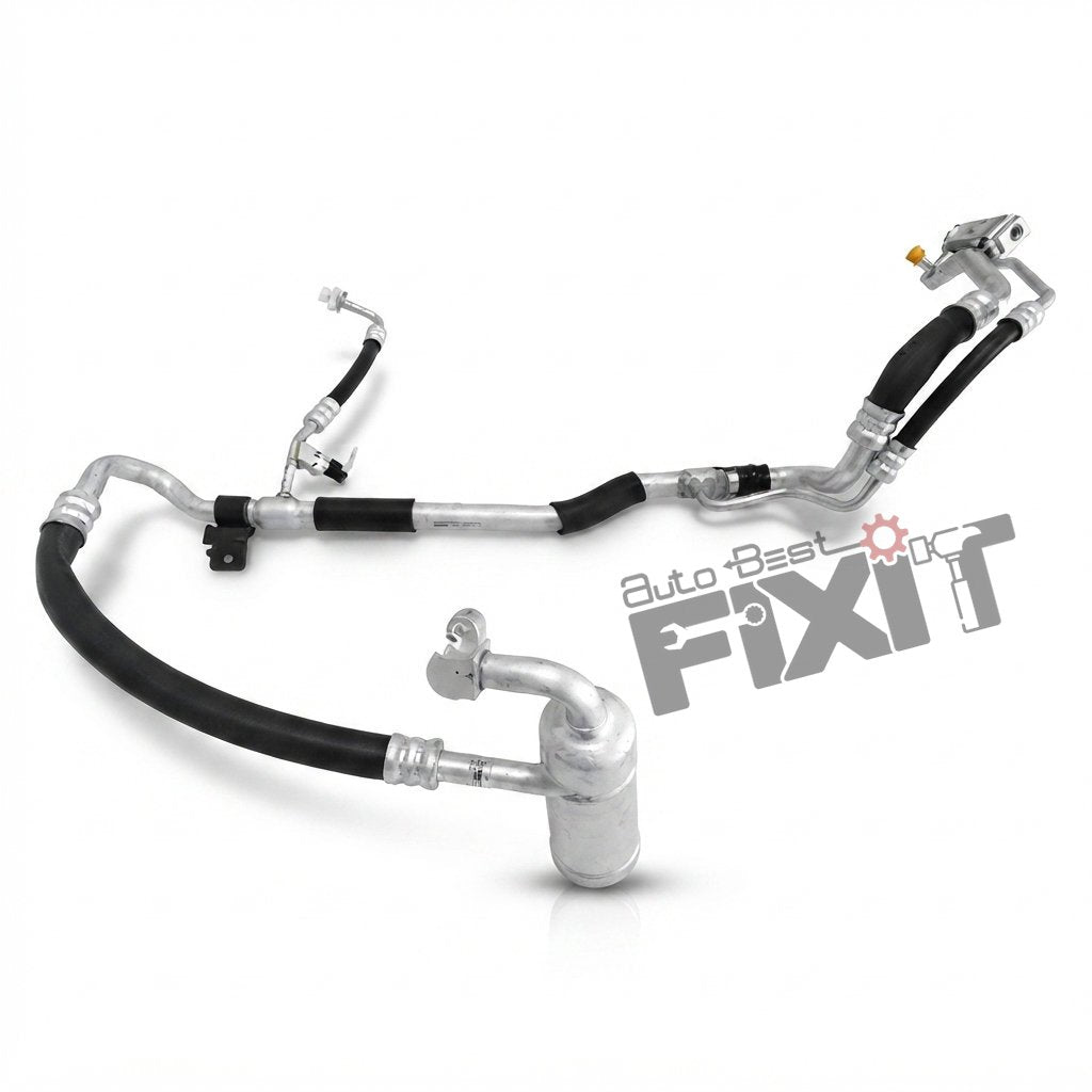 HANON TUBE ASSY-SUCTION & LIQUID DSL RHD (YELLOW LABLE) | HYUNDAI CRETA 1ST GEN (2015-2018), CRETA 1ST GEN F/L (2018-2020) DSL Compatible with HYUNDAI CRETA Vehicle_2