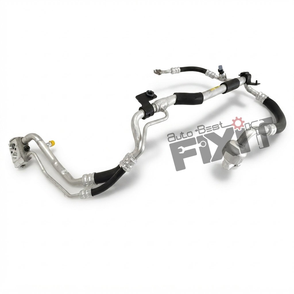 HANON TUBE ASSY-SUCTION & LIQUID DSL RHD (YELLOW LABLE) | HYUNDAI CRETA 1ST GEN (2015-2018), CRETA 1ST GEN F/L (2018-2020) DSL Compatible with HYUNDAI CRETA Vehicle_3