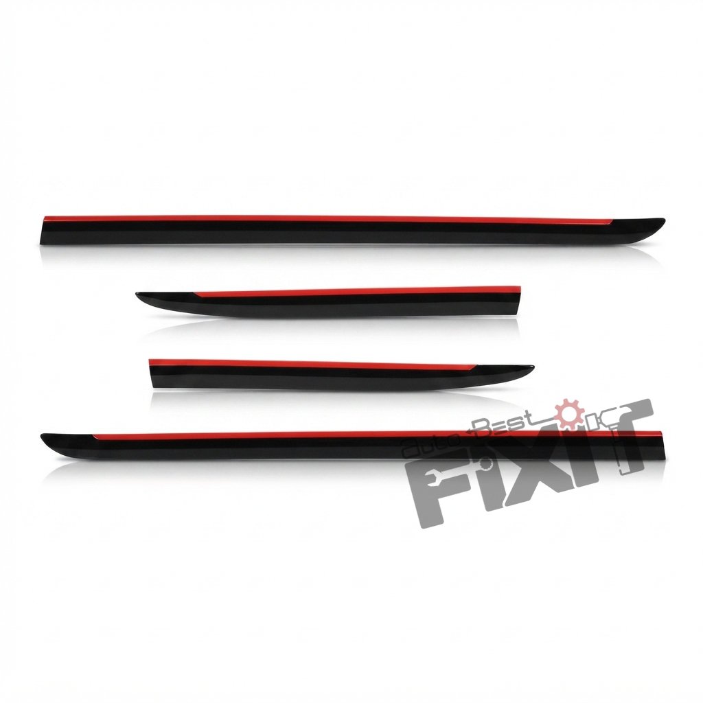 MGP BODY SIDE MOULDING - RED INSERT-SWIFT 4TH GEN 2024-NOW Compatible with MARUTI SWIFT Vehicle_5
