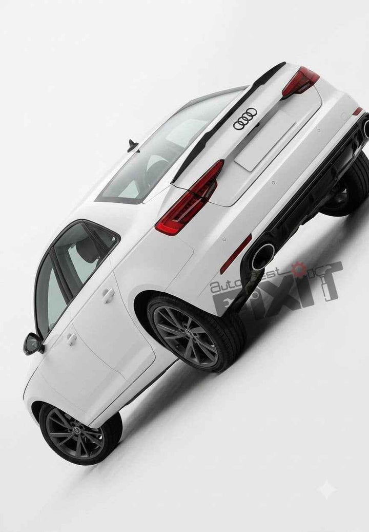 Audi A4 (2016-21) M4 Style Lip Spoiler - Gloss Black | ABS Plastic Material | Custom-Fit Add-On