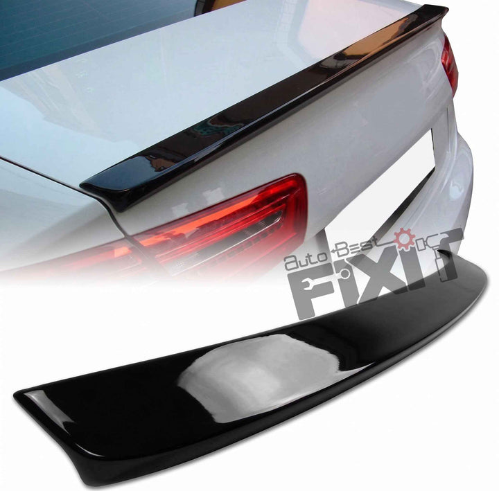 Audi A6 (2012-15) Lip Spoiler - Gloss Black | ABS Plastic Material | Custom-Fit Add-On