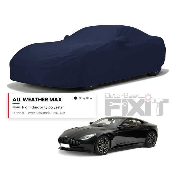 Aston Martin DB11 Car Body Cover Waterproof, Scratch Proof with Cotton Lining, Mirror & Antenna Pockets