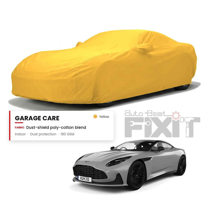 Aston Martin DB12 Car Body Cover Waterproof, Scratch Proof with Cotton Lining, Mirror & Antenna Pockets