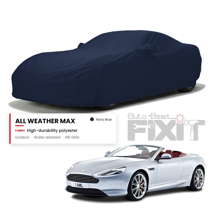 Aston Martin DB9 Car Body Cover Waterproof, Scratch Proof with Cotton Lining, Mirror & Antenna Pockets
