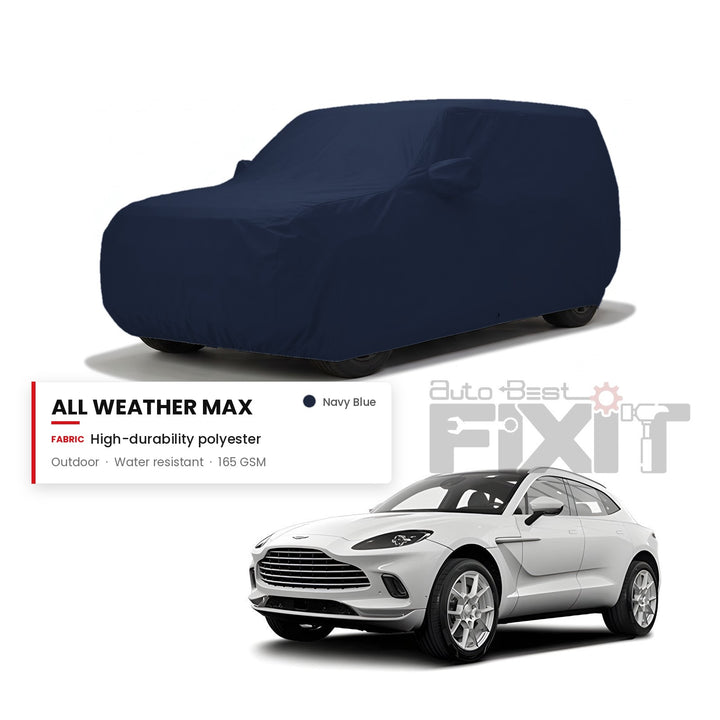 Aston Martin DBX Car Body Cover Waterproof, Scratch Proof with Cotton Lining, Mirror & Antenna Pockets