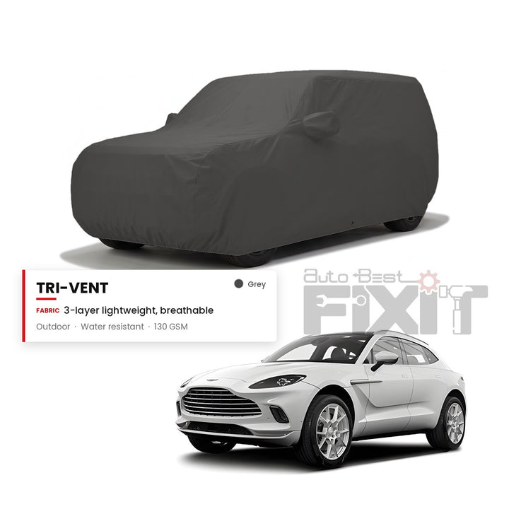 Aston Martin DBX Car Body Cover Waterproof, Scratch Proof with Cotton Lining, Mirror & Antenna Pockets