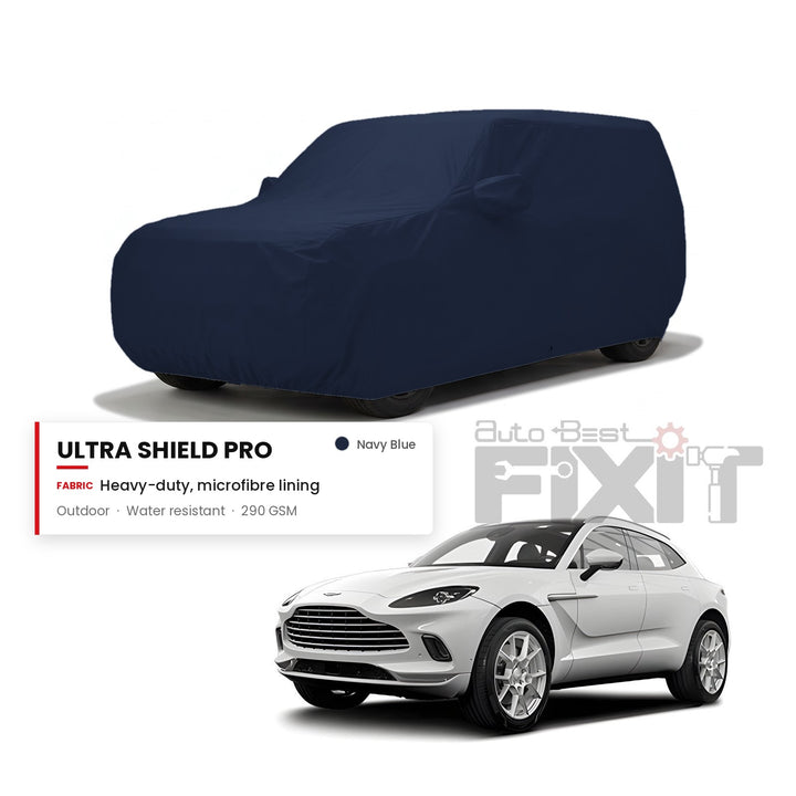 Aston Martin DBX Car Body Cover Waterproof, Scratch Proof with Cotton Lining, Mirror & Antenna Pockets