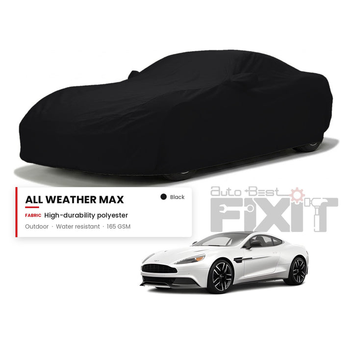 Aston Martin Vanquish Car Body Cover Waterproof, Scratch Proof with Cotton Lining, Mirror & Antenna Pockets