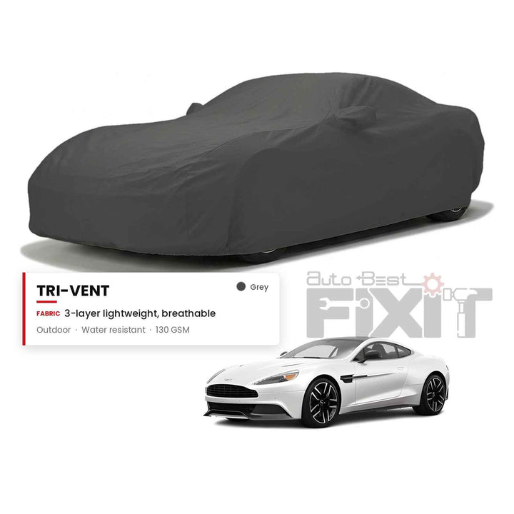 Aston Martin Vanquish Car Body Cover Waterproof, Scratch Proof with Cotton Lining, Mirror & Antenna Pockets