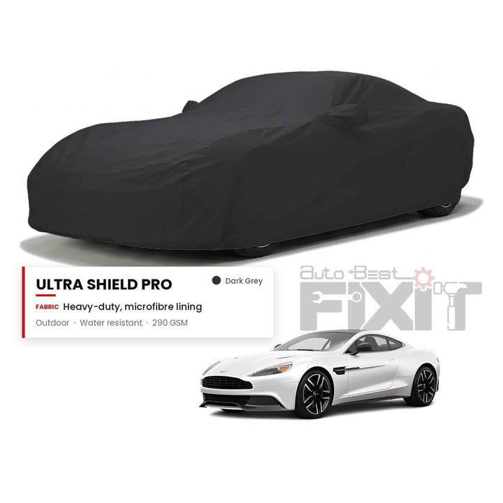 Aston Martin Vanquish Car Body Cover Waterproof, Scratch Proof with Cotton Lining, Mirror & Antenna Pockets