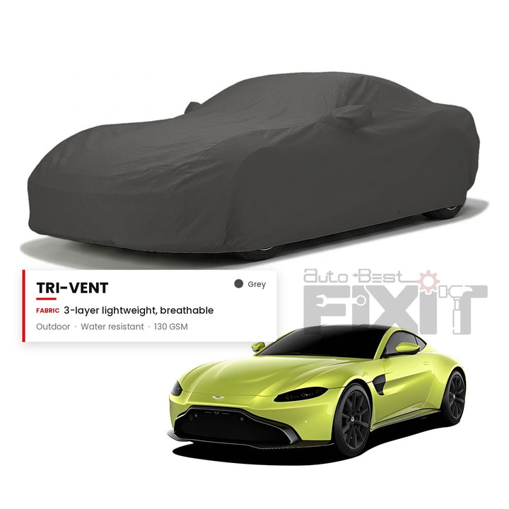 Aston Martin Vantage Car Body Cover Waterproof, Scratch Proof with Cotton Lining, Mirror & Antenna Pockets
