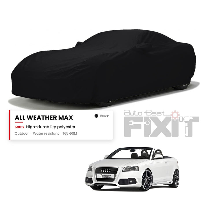 Audi A3 Cabriolet Car Body Cover Waterproof, Scratch Proof with Cotton Lining, Mirror & Antenna Pockets