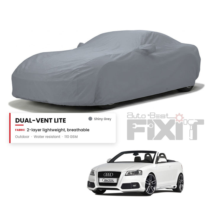 Audi A3 Cabriolet Car Body Cover Waterproof, Scratch Proof with Cotton Lining, Mirror & Antenna Pockets