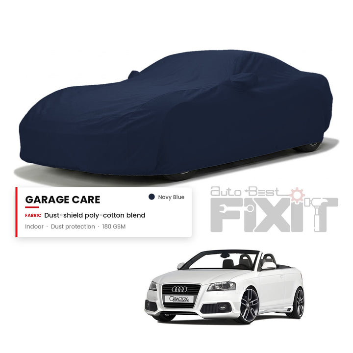 Audi A3 Cabriolet Car Body Cover Waterproof, Scratch Proof with Cotton Lining, Mirror & Antenna Pockets