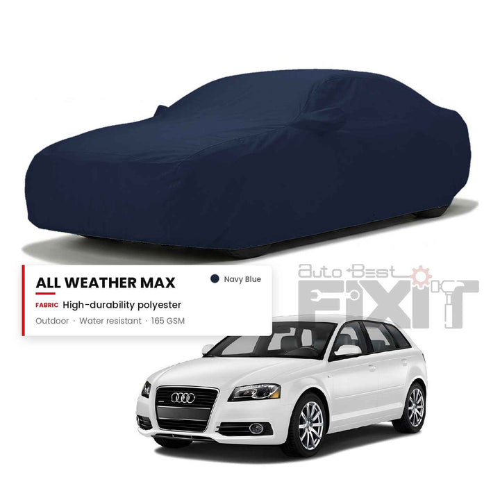 Audi A3 Car Body Cover Waterproof, Scratch Proof with Cotton Lining, Mirror & Antenna Pockets