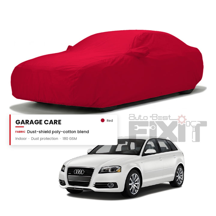 Audi A3 Car Body Cover Waterproof, Scratch Proof with Cotton Lining, Mirror & Antenna Pockets