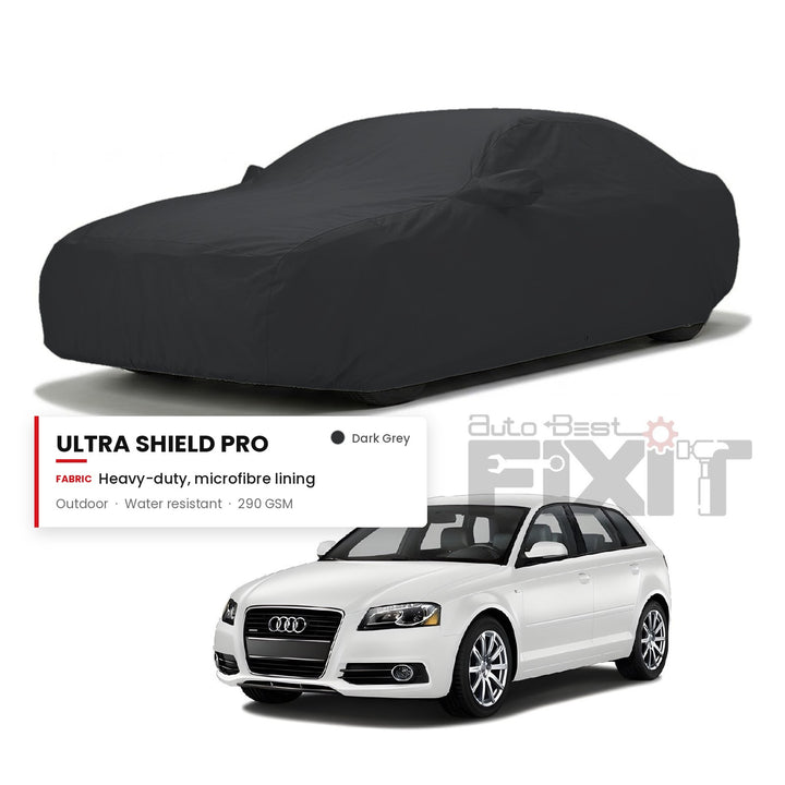 Audi A3 Car Body Cover Waterproof, Scratch Proof with Cotton Lining, Mirror & Antenna Pockets
