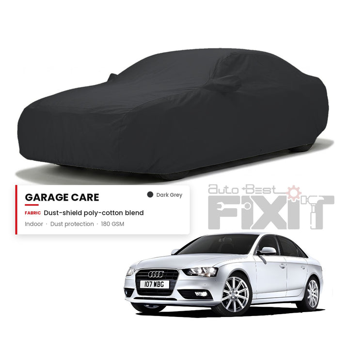 Audi A4 Car Body Cover Waterproof, Scratch Proof with Cotton Lining, Mirror & Antenna Pockets