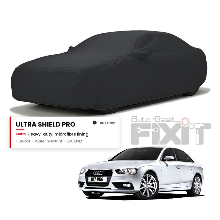 Audi A4 Car Body Cover Waterproof, Scratch Proof with Cotton Lining, Mirror & Antenna Pockets