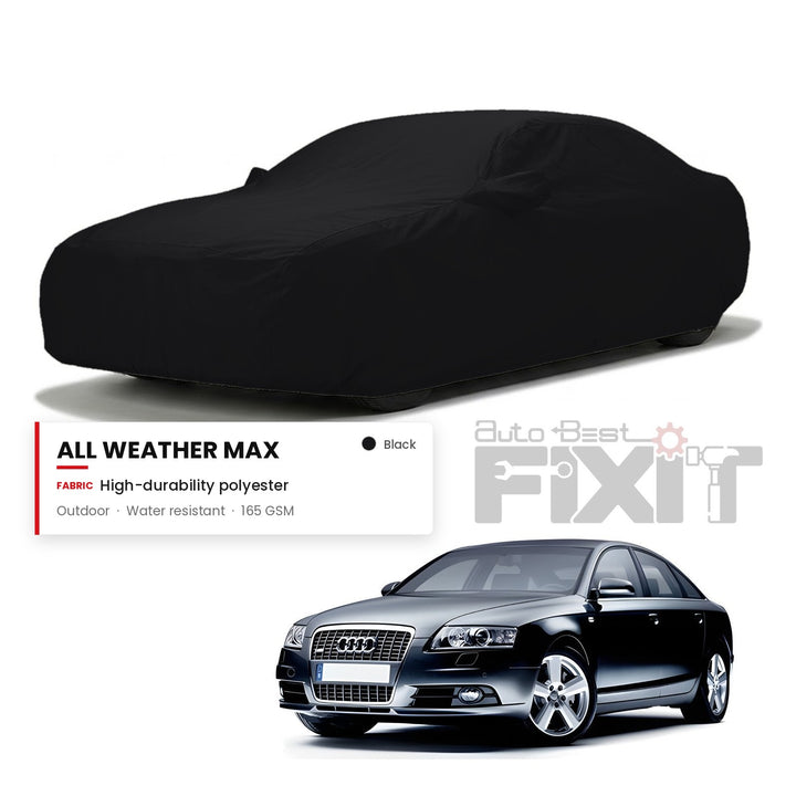 Audi A6 Car Body Cover Waterproof, Scratch Proof with Cotton Lining, Mirror & Antenna Pockets