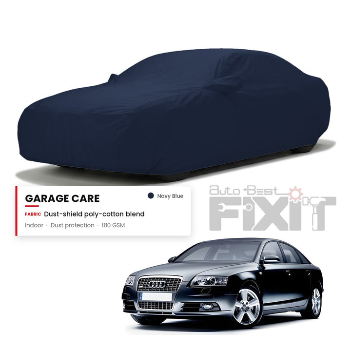 Audi A6 Car Body Cover Waterproof, Scratch Proof with Cotton Lining, Mirror & Antenna Pockets