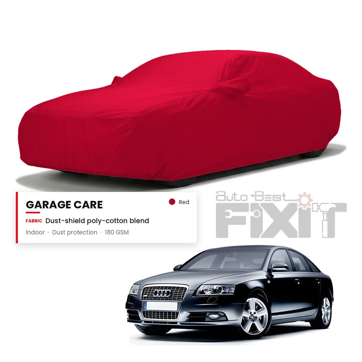 Audi A6 Car Body Cover Waterproof, Scratch Proof with Cotton Lining, Mirror & Antenna Pockets