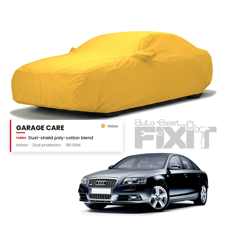 Audi A6 Car Body Cover Waterproof, Scratch Proof with Cotton Lining, Mirror & Antenna Pockets
