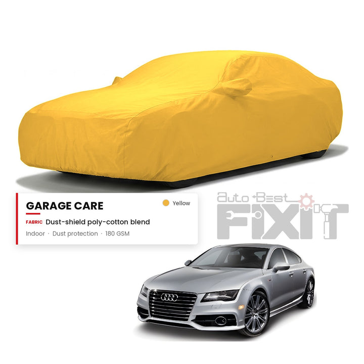 Audi A7 Car Body Cover Waterproof, Scratch Proof with Cotton Lining, Mirror & Antenna Pockets