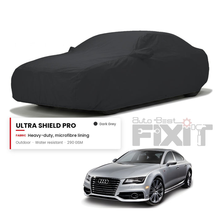 Audi A7 Car Body Cover Waterproof, Scratch Proof with Cotton Lining, Mirror & Antenna Pockets