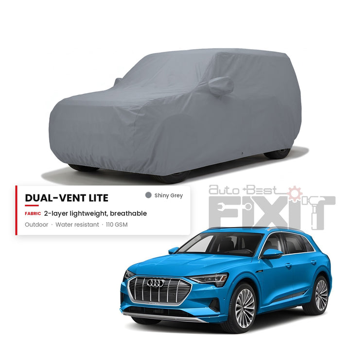 Audi e-tron Car Body Cover Waterproof, Scratch Proof with Cotton Lining, Mirror & Antenna Pockets