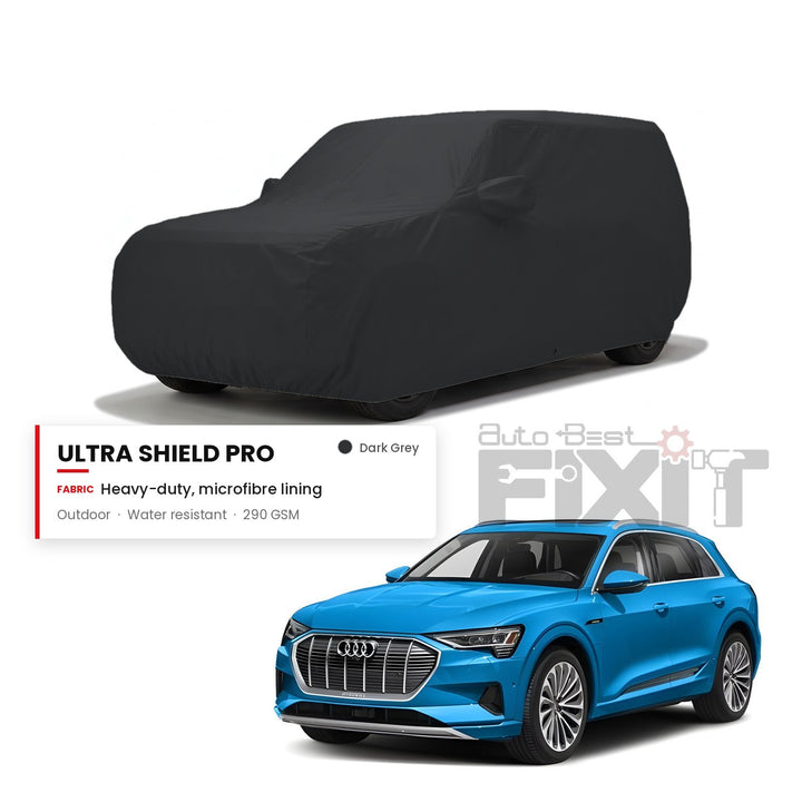 Audi e-tron Car Body Cover Waterproof, Scratch Proof with Cotton Lining, Mirror & Antenna Pockets
