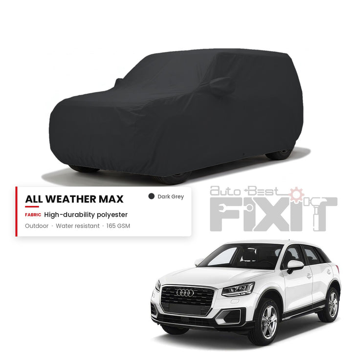 Audi Q2 Car Body Cover Waterproof, Scratch Proof with Cotton Lining, Mirror & Antenna Pockets