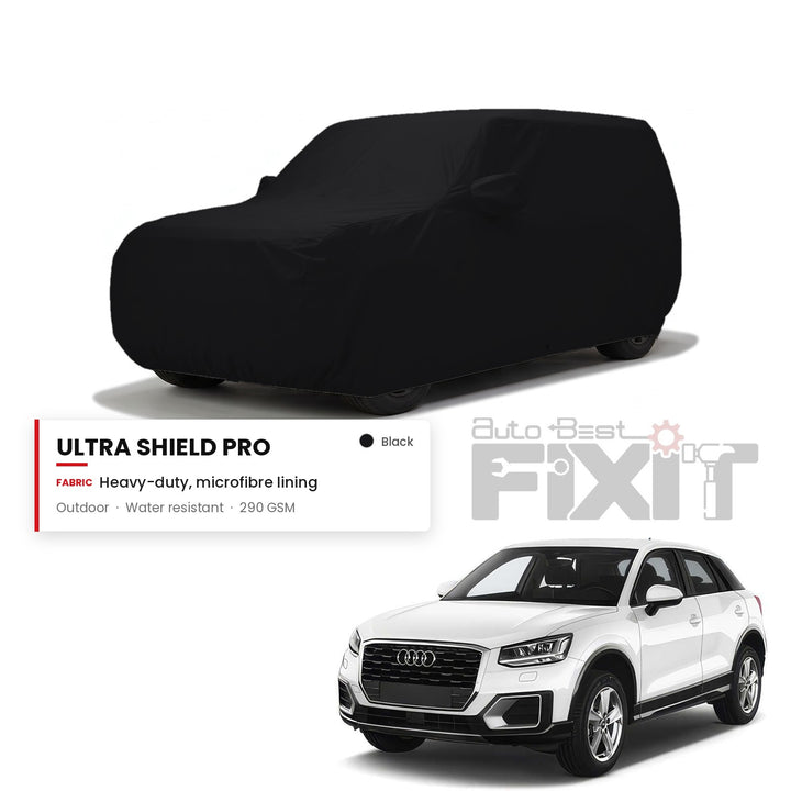 Audi Q2 Car Body Cover Waterproof, Scratch Proof with Cotton Lining, Mirror & Antenna Pockets