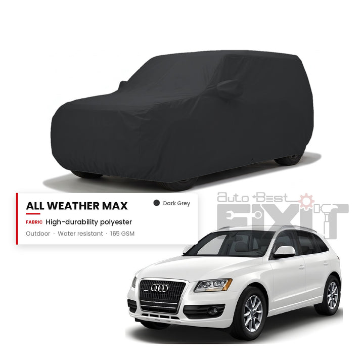 Audi Q5 Car Body Cover Waterproof, Scratch Proof with Cotton Lining, Mirror & Antenna Pockets