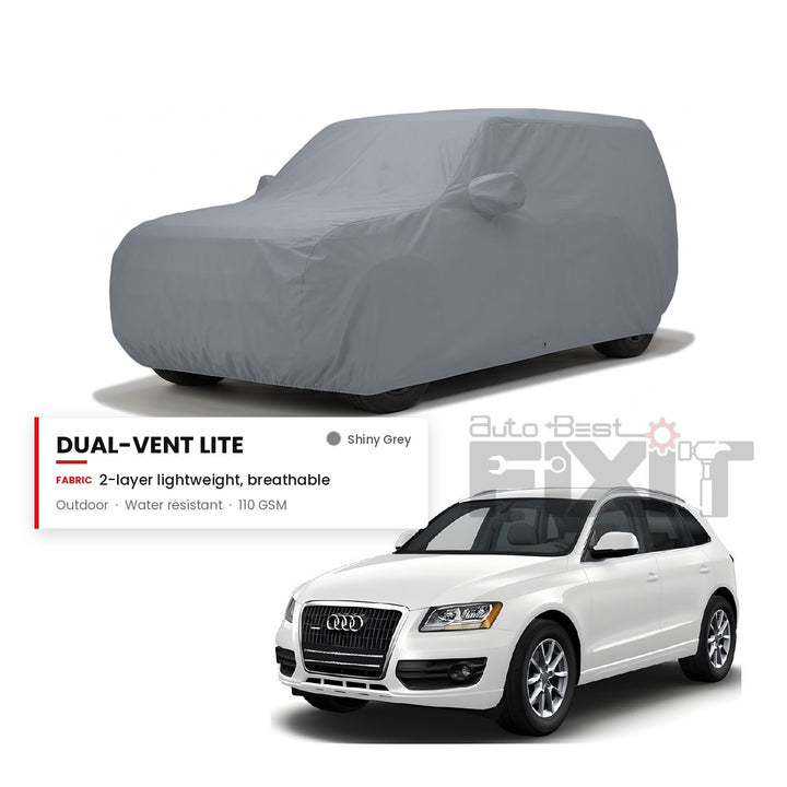 Audi Q5 Car Body Cover Waterproof, Scratch Proof with Cotton Lining, Mirror & Antenna Pockets